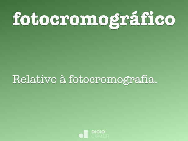 fotocromográfico