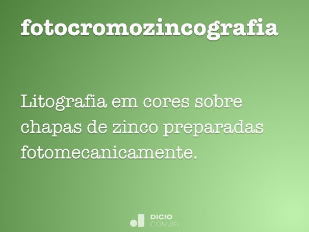 fotocromozincografia