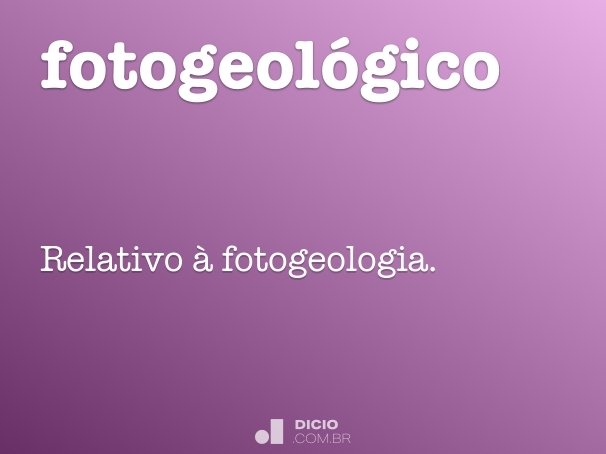 fotogeológico