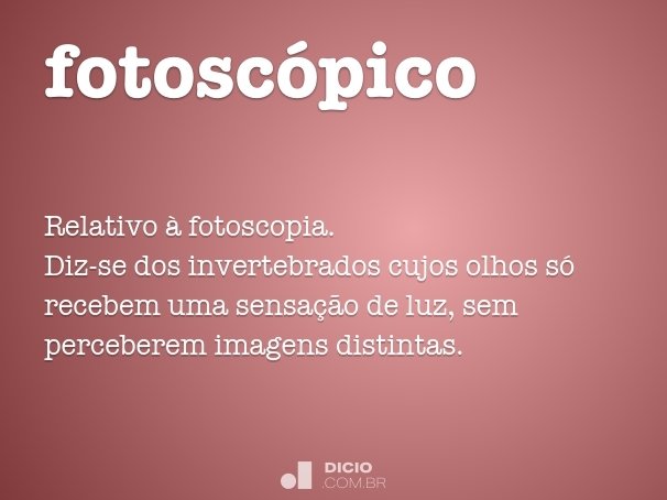 fotoscópico