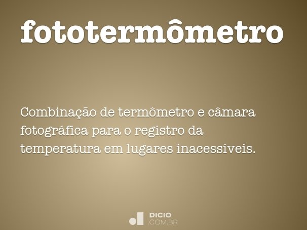 fototermômetro