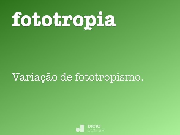 fototropia