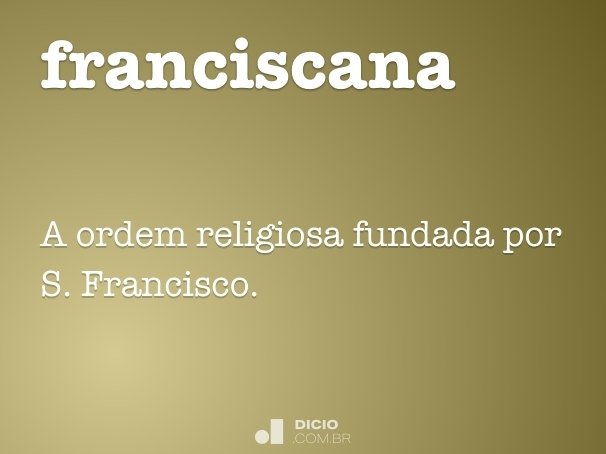 franciscana