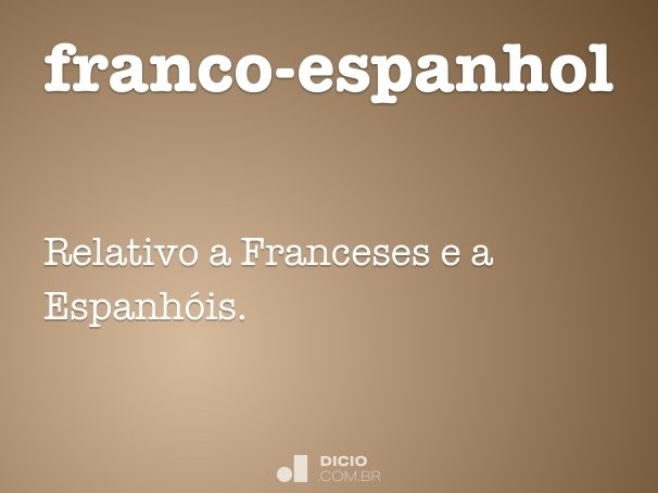 franco-espanhol