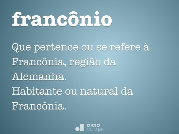 francônio