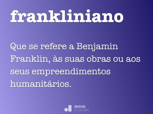 frankliniano