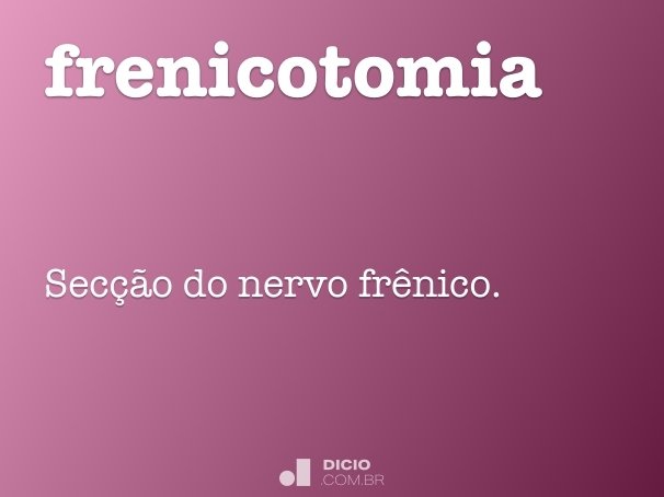 frenicotomia