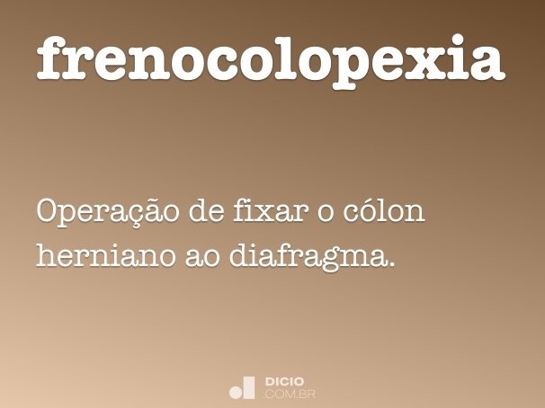 frenocolopexia
