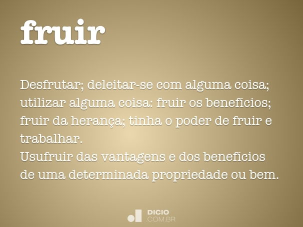 fruir