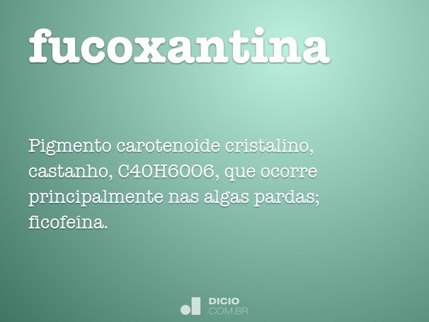 fucoxantina