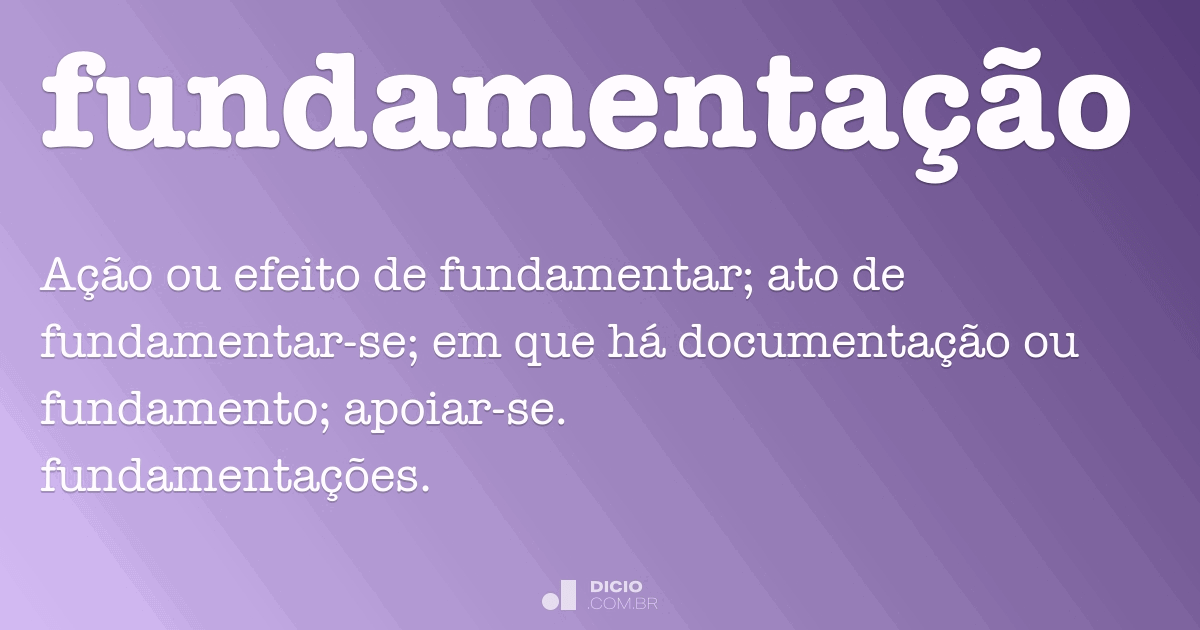 Fundamentação Relativa À Realização De Objetivos Exemplos