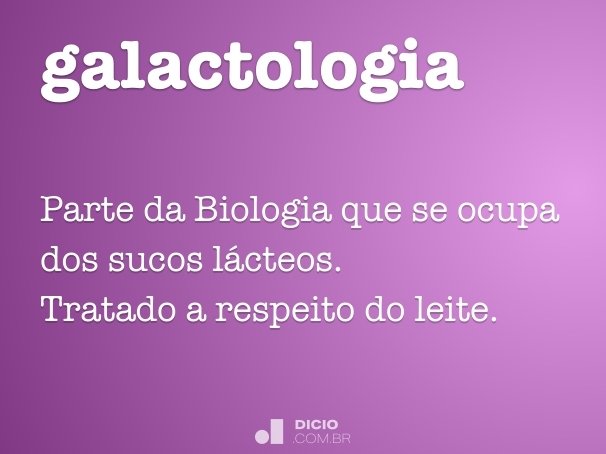 galactologia