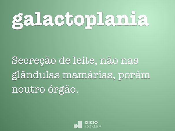 galactoplania