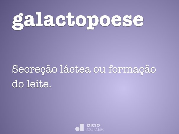 galactopoese