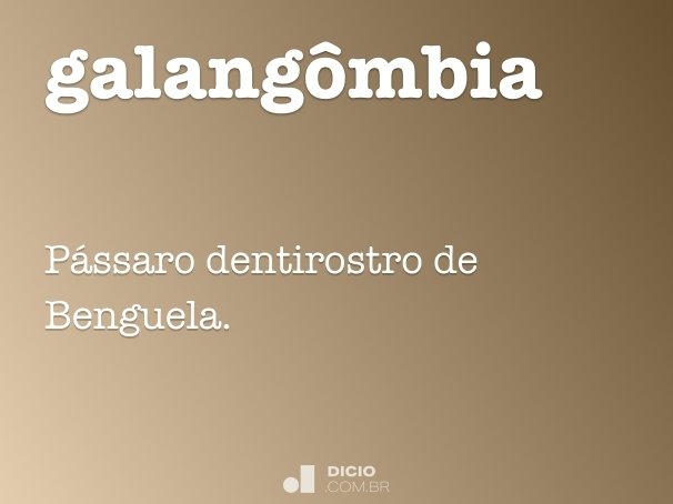 galangômbia