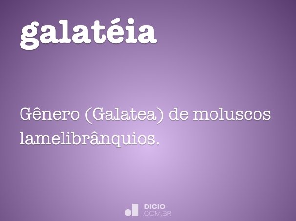 galatéia