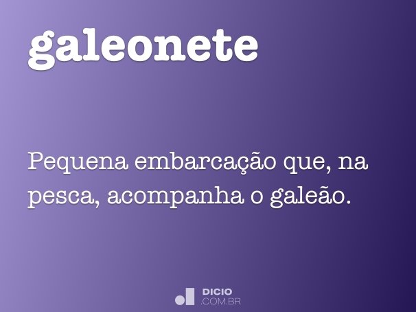 galeonete