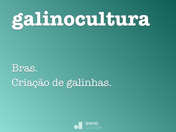 galinocultura