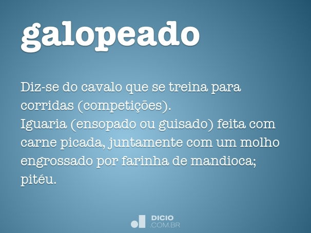 galopeado