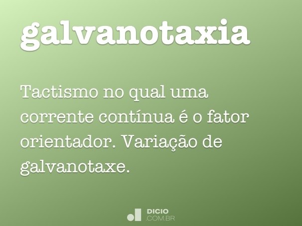 galvanotaxia