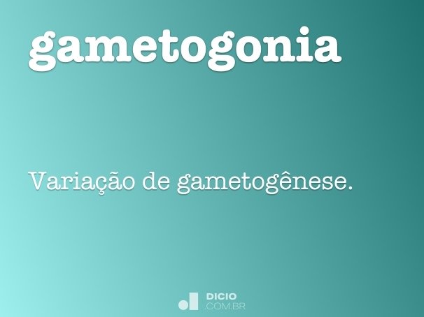 gametogonia
