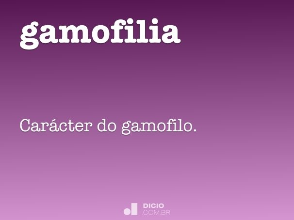 gamofilia
