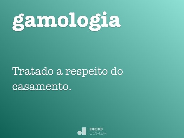 gamologia