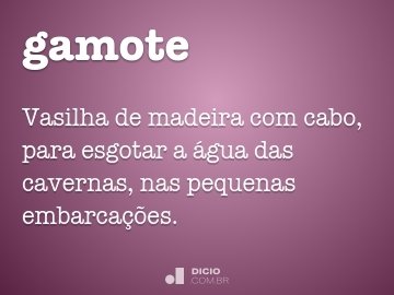 Gamote - Dicio, Dicionário Online de Português