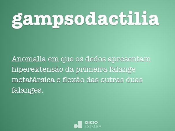 gampsodactilia