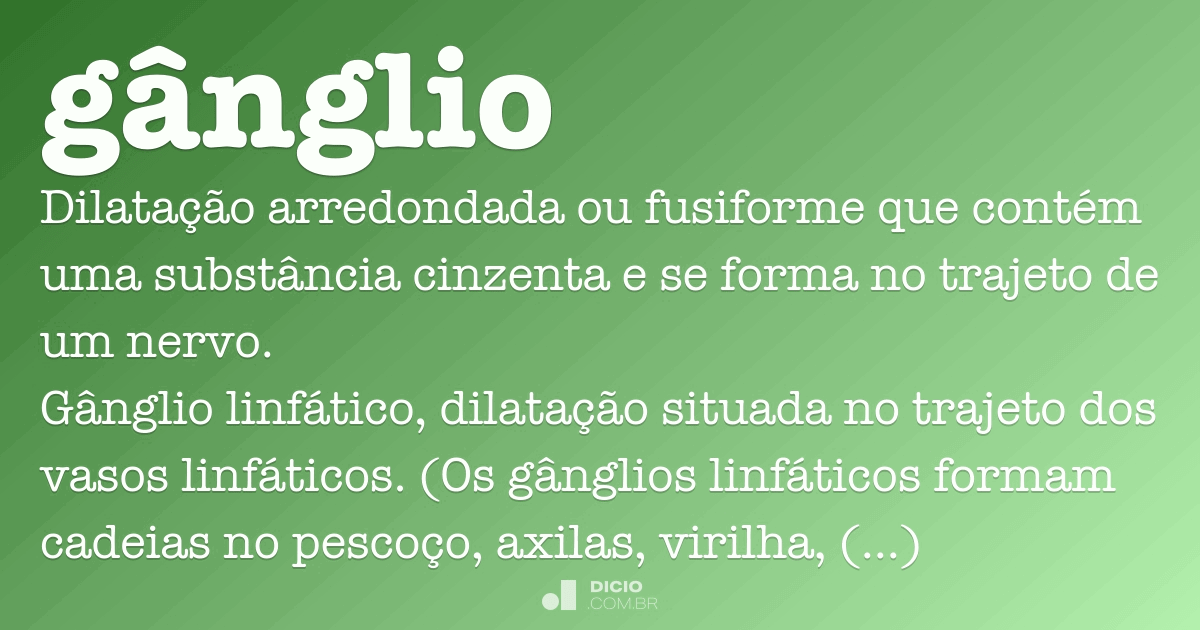 Gangolina - Dicio, Dicionário Online de Português