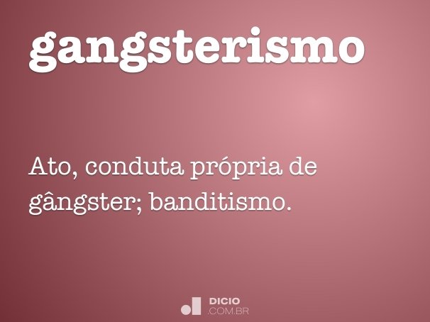 gangsterismo