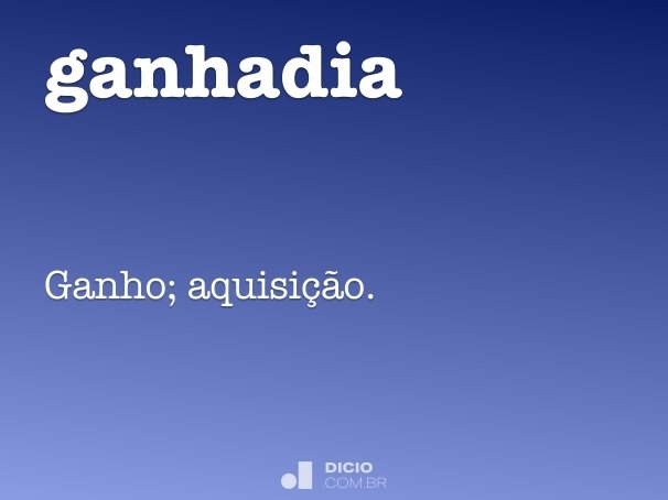 ganhadia