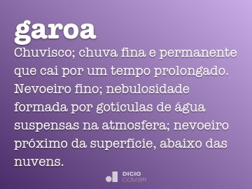 Significado de Garoando