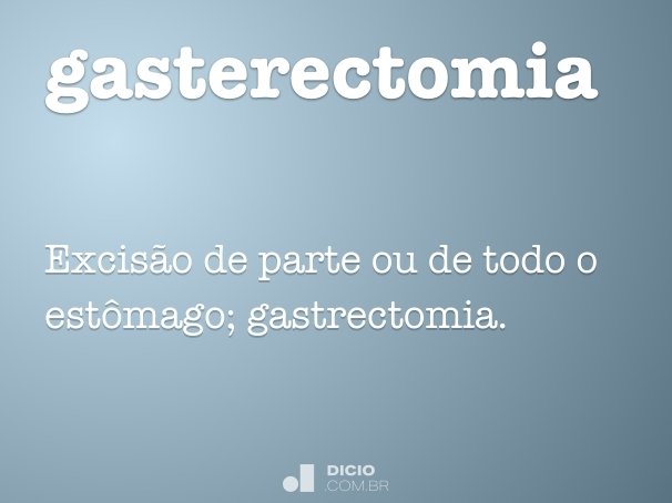gasterectomia