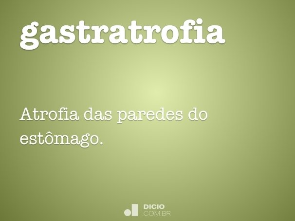 gastratrofia