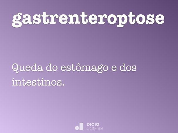 gastrenteroptose