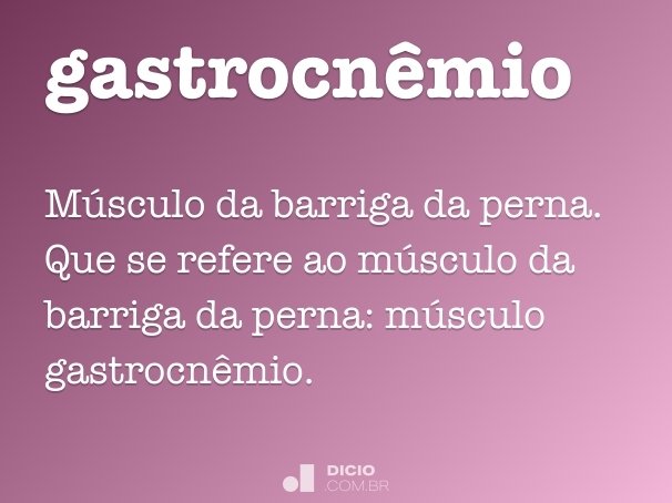 gastrocnêmio
