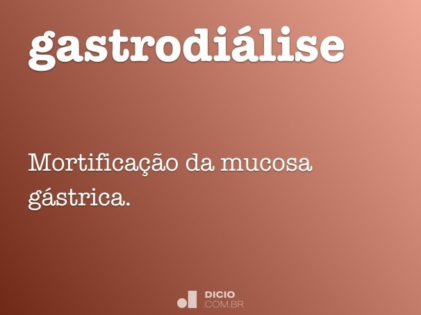gastrodiálise