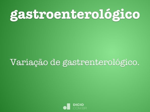 gastroenterológico