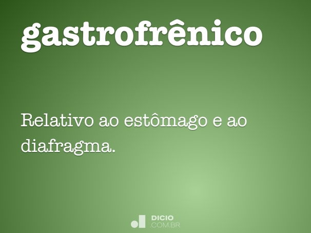 gastrofrênico