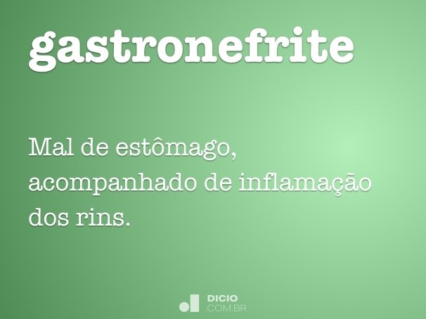 gastronefrite