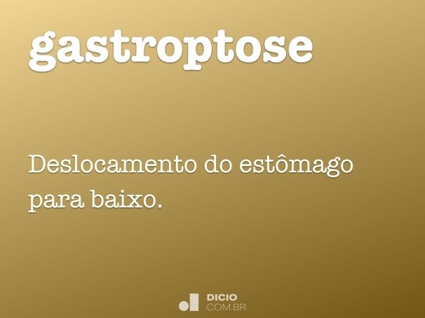 gastroptose