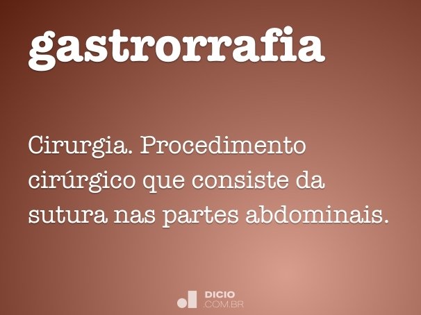 gastrorrafia
