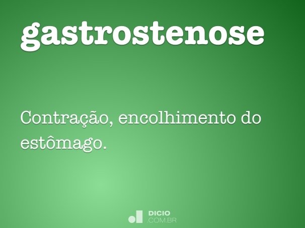 gastrostenose