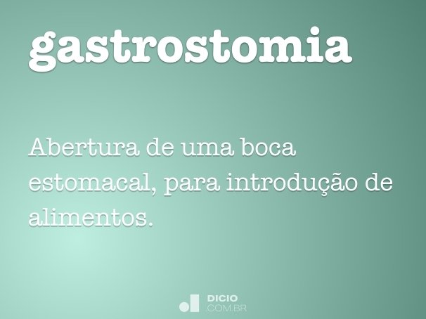 gastrostomia