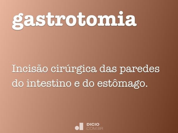 gastrotomia