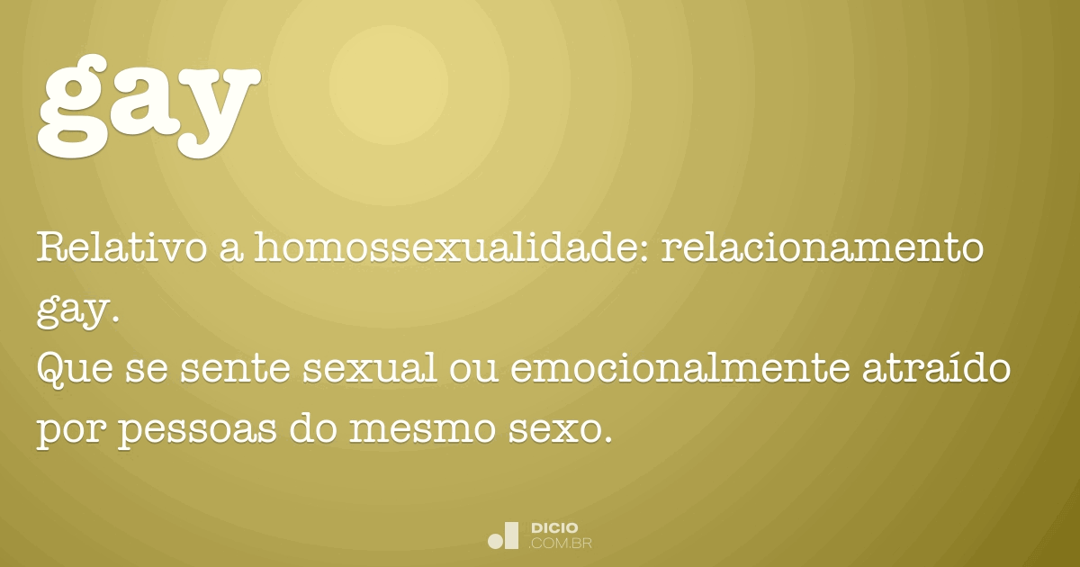 Gay Dicio, Dicionário Online de Português