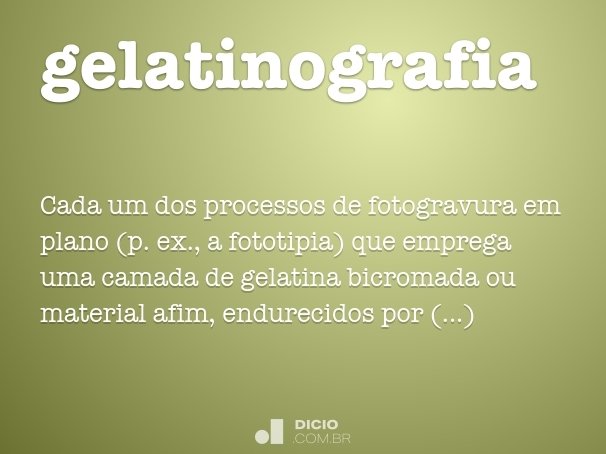 gelatinografia
