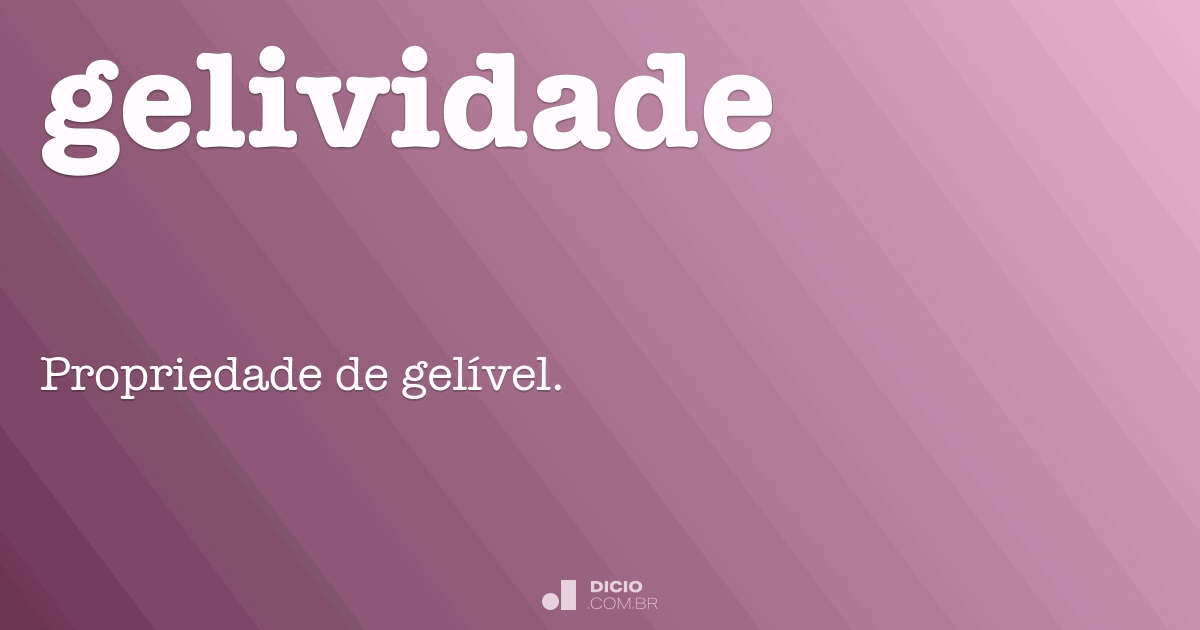 Gelmo - Dicio, Dicionário Online de Português