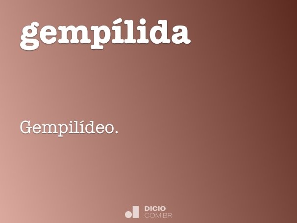 gempílida
